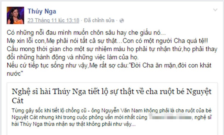 Hoai Linh nhan con gai Thuy Nga lam con nuoi-Hinh-5